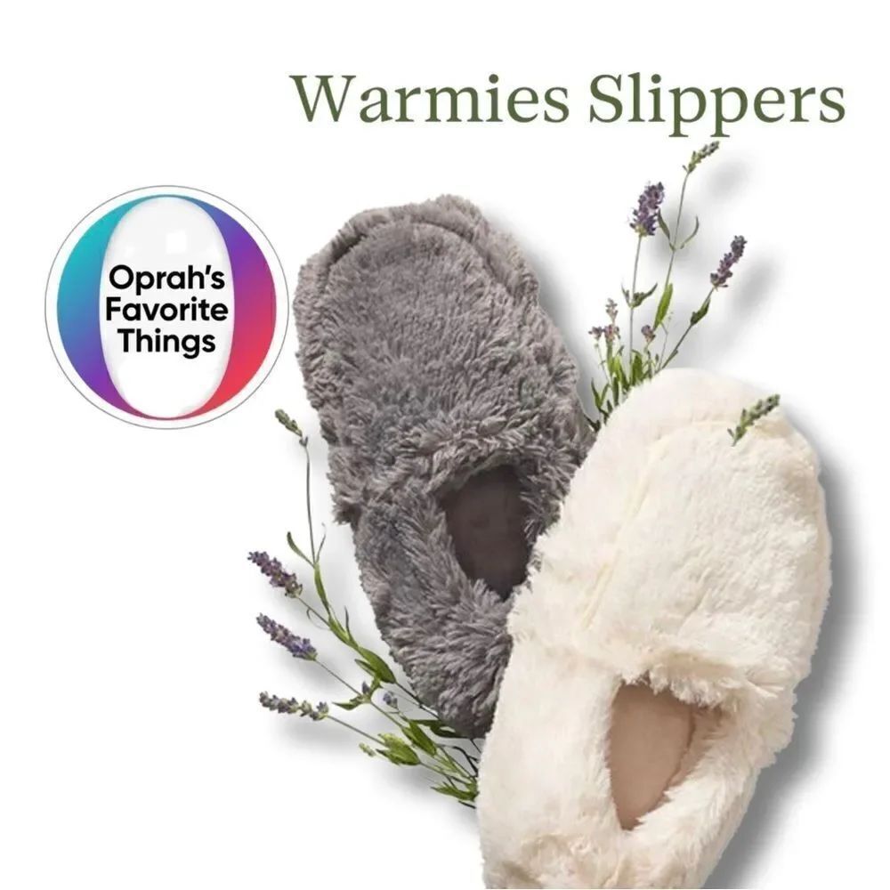 Intel “Warmies” Lavender Scented Microwavable Slippers OSFM